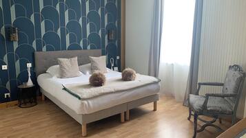 Literie de qualité supérieure, surmatelas, décoration personnalisée