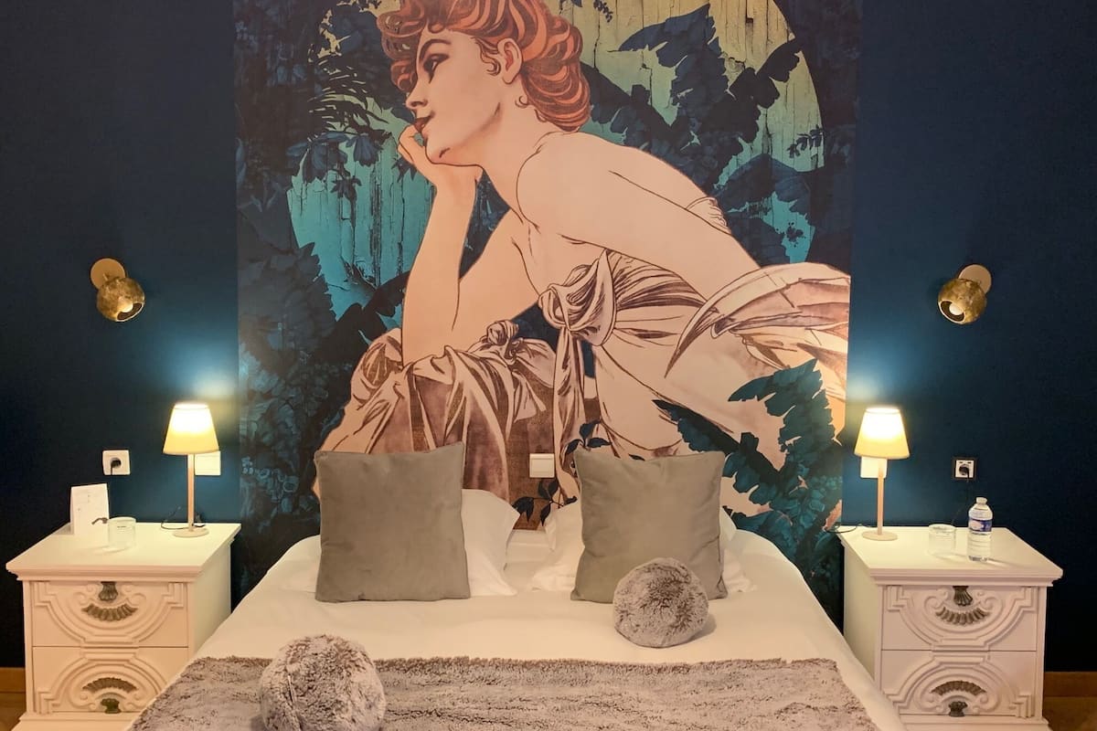 premium double room | premium bedding, pillow-top beds, individually decorated