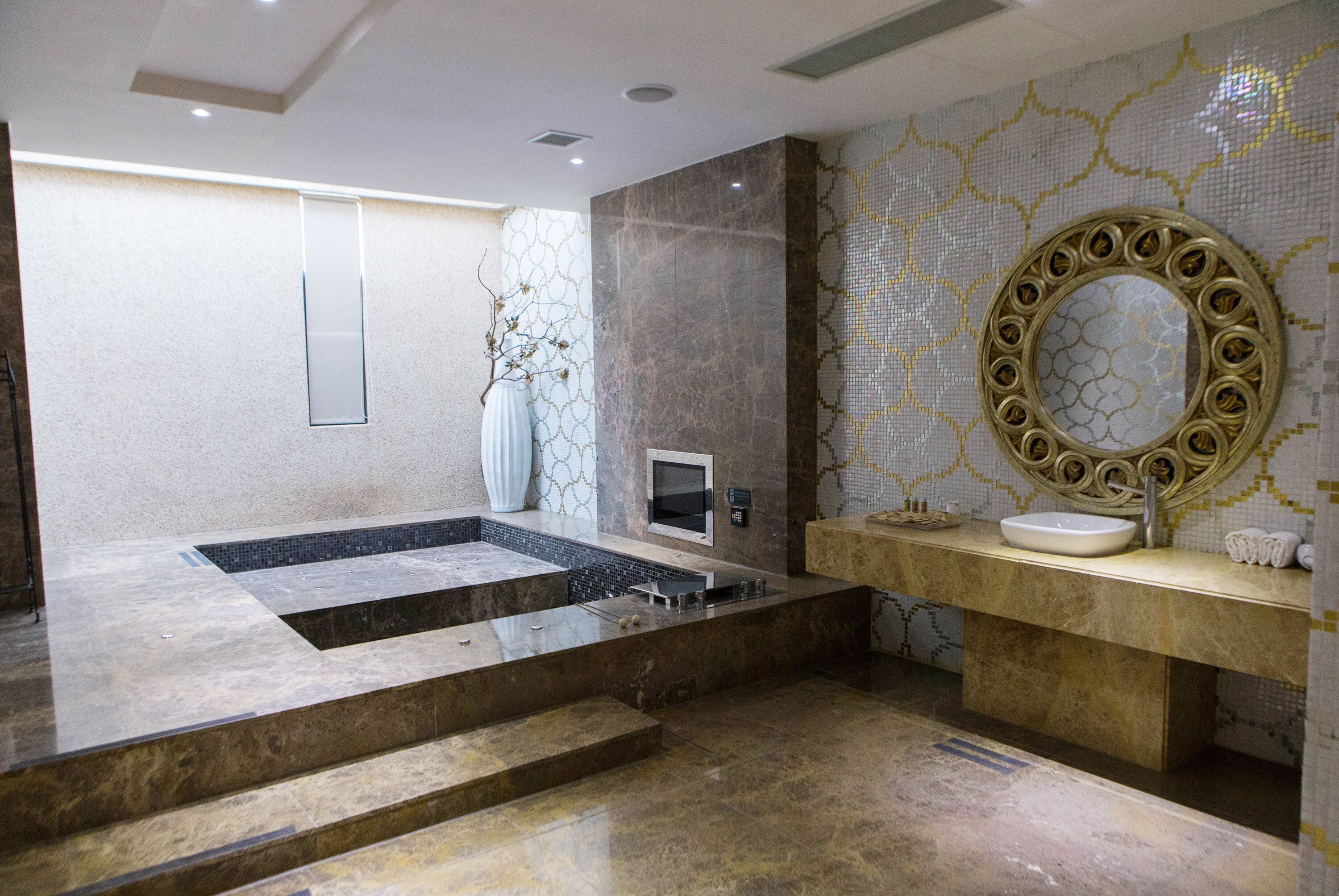 flagship suite check in time starts from 6pm karaoke in room | bathroom | free toiletries, hair dryer, slippers, towels