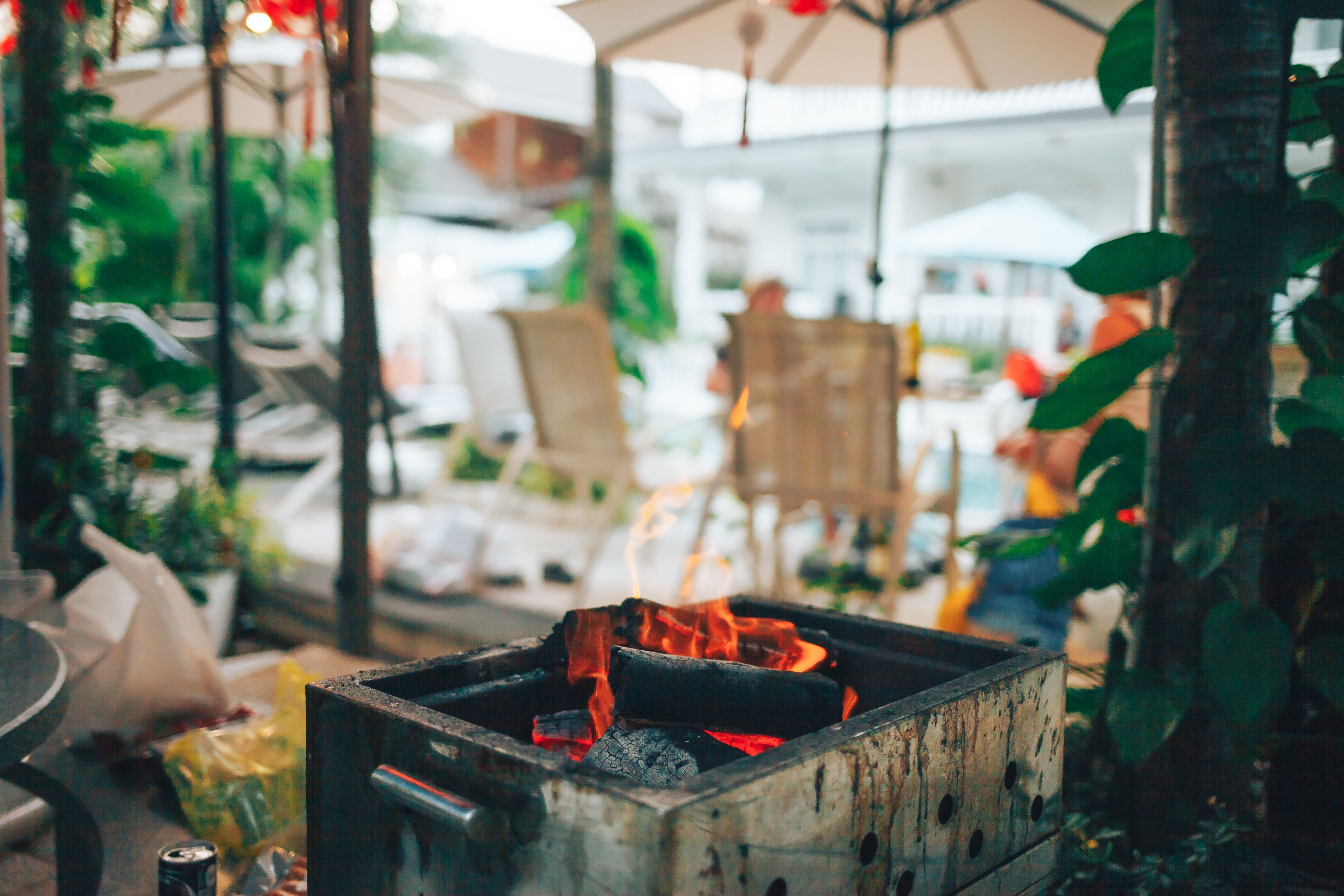 Udendørs spisemuligheder