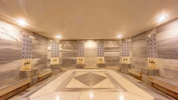 Turkish bath/hammam, body treatments, facials, 1 treatment room