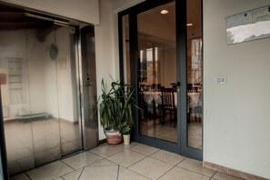 Interior entrance