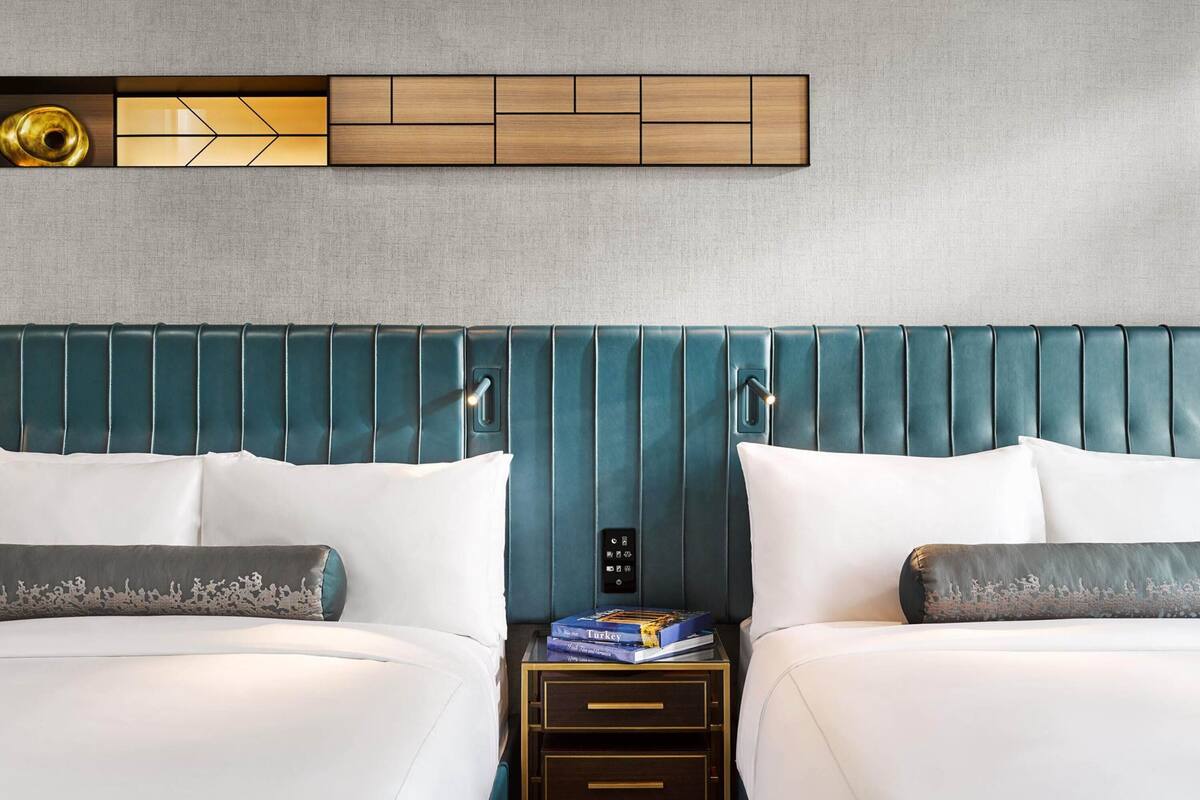 Premium bedding, pillow-top beds, minibar, in-room safe