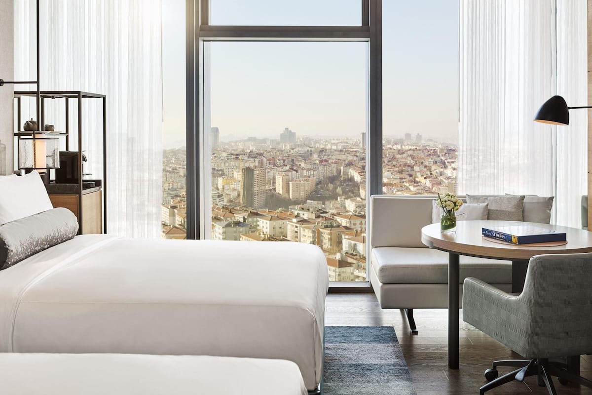 Premium bedding, pillowtop beds, minibar, in-room safe