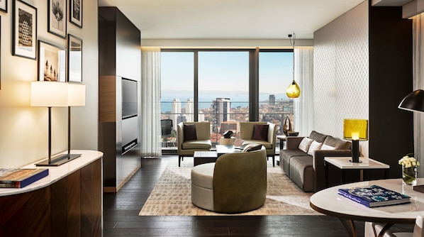 QUASAR 1 BEDROOM SUITE Bosphorus View King, Lounge Access | City view - Fairmont Quasar Istanbul (Istanbul)