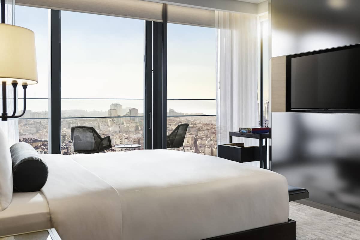 Ropa de cama de alta calidad, camas con pillow-top y minibar