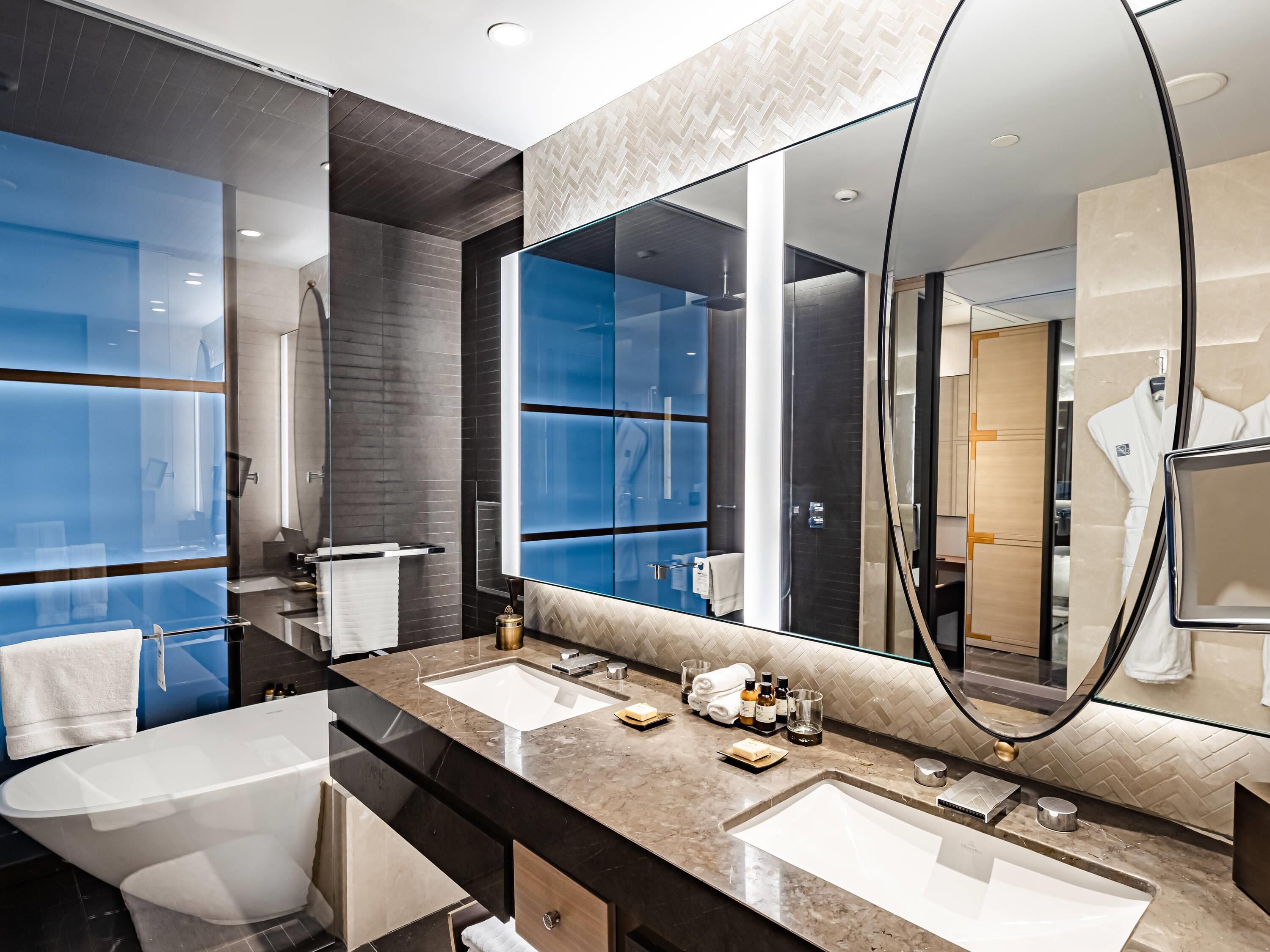Premium bedding, pillowtop beds, minibar, in-room safe