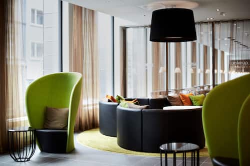Sitteområde i lobbyen