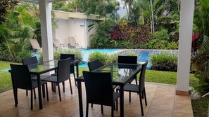 Terrace/patio - Hotel Portal Colonial (San Rafael)