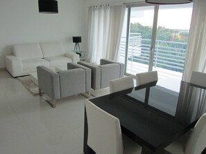 Two Bedroom Luxury Condo Apartment  | Living room - Gala Tower Condo & Hotel (Petionville)