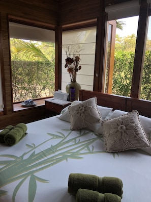 Romantic Studio Suite, 1 Bedroom, Kitchen, Garden Area | In-room safe, individually decorated, individually furnished, desk - Chez Manany Galapagos Eco lodge (Puerto Villamil)