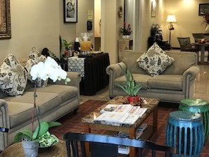 Lobby sitting area