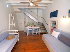 Living room - Venetian House (Chania)