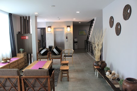 Sala de estar en el lobby