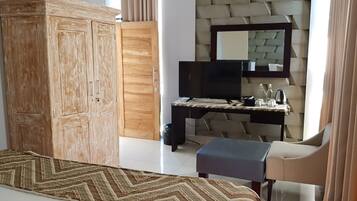 Family Room, Terrace, Pool View | In-room safe, desk, free WiFi