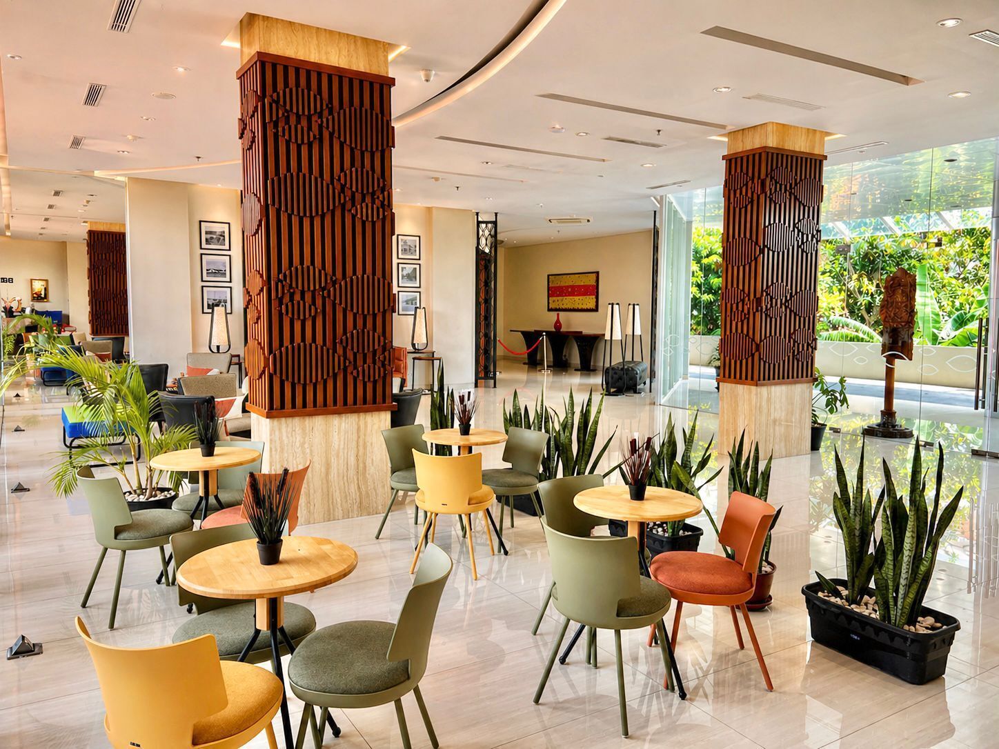Sala de estar en el lobby