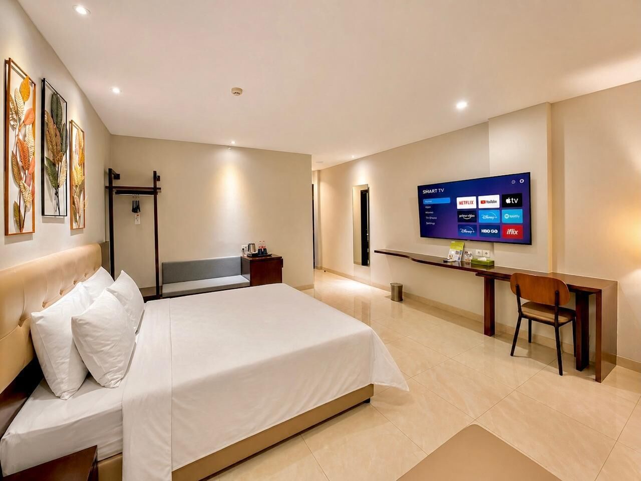 In-room safe, desk, blackout curtains, soundproofing