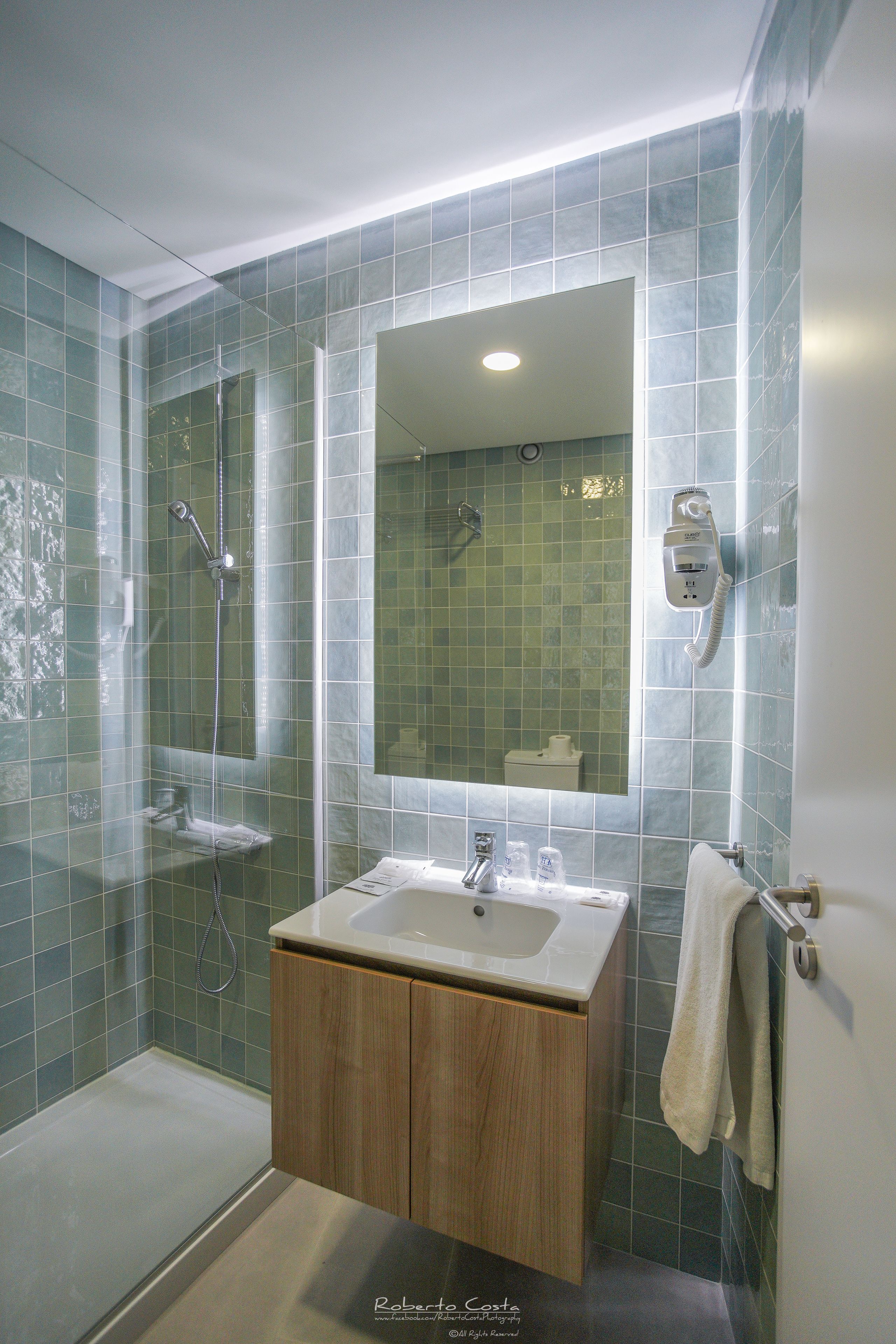 free toiletries, hair dryer, bidet, towels