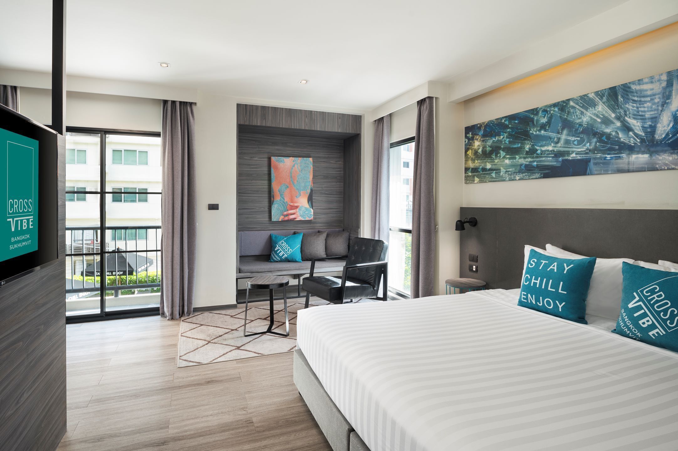 superior room | 2 bedrooms, premium bedding, in-room safe, desk