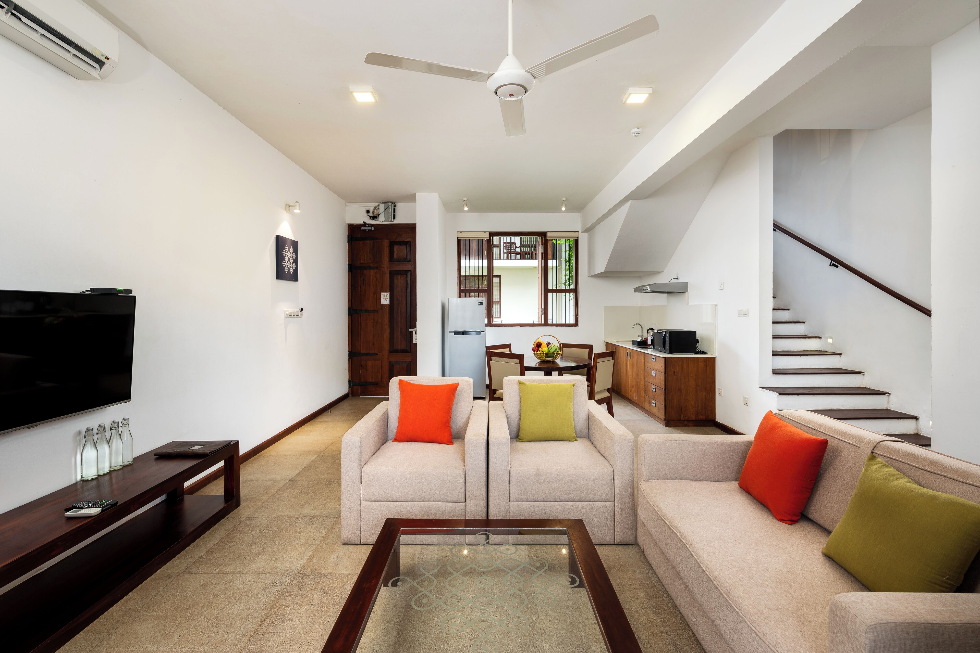 Luxury-Suite, 2 Schlafzimmer, Gartenblick | Eigene Küche | Kühlschrank, Wasserkocher mit Kaffee-/Teezubehör, Wasserkocher