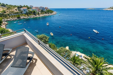 Penthouse, 2 Bedrooms, Terrace, Sea View | View from room. Villa Lavanda Deluxe
