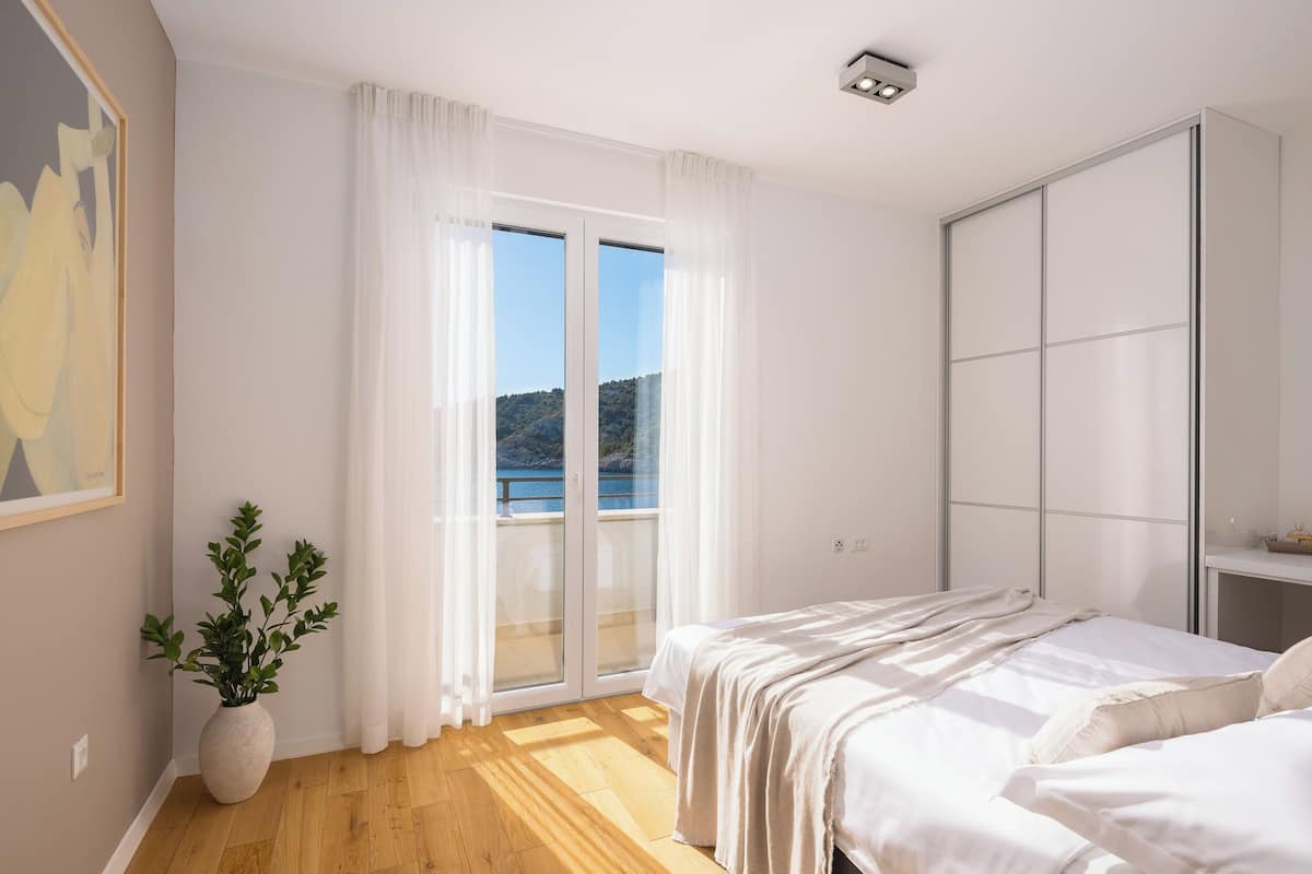 Exclusive-Apartment, 2 Schlafzimmer, Terrasse, Meerblick