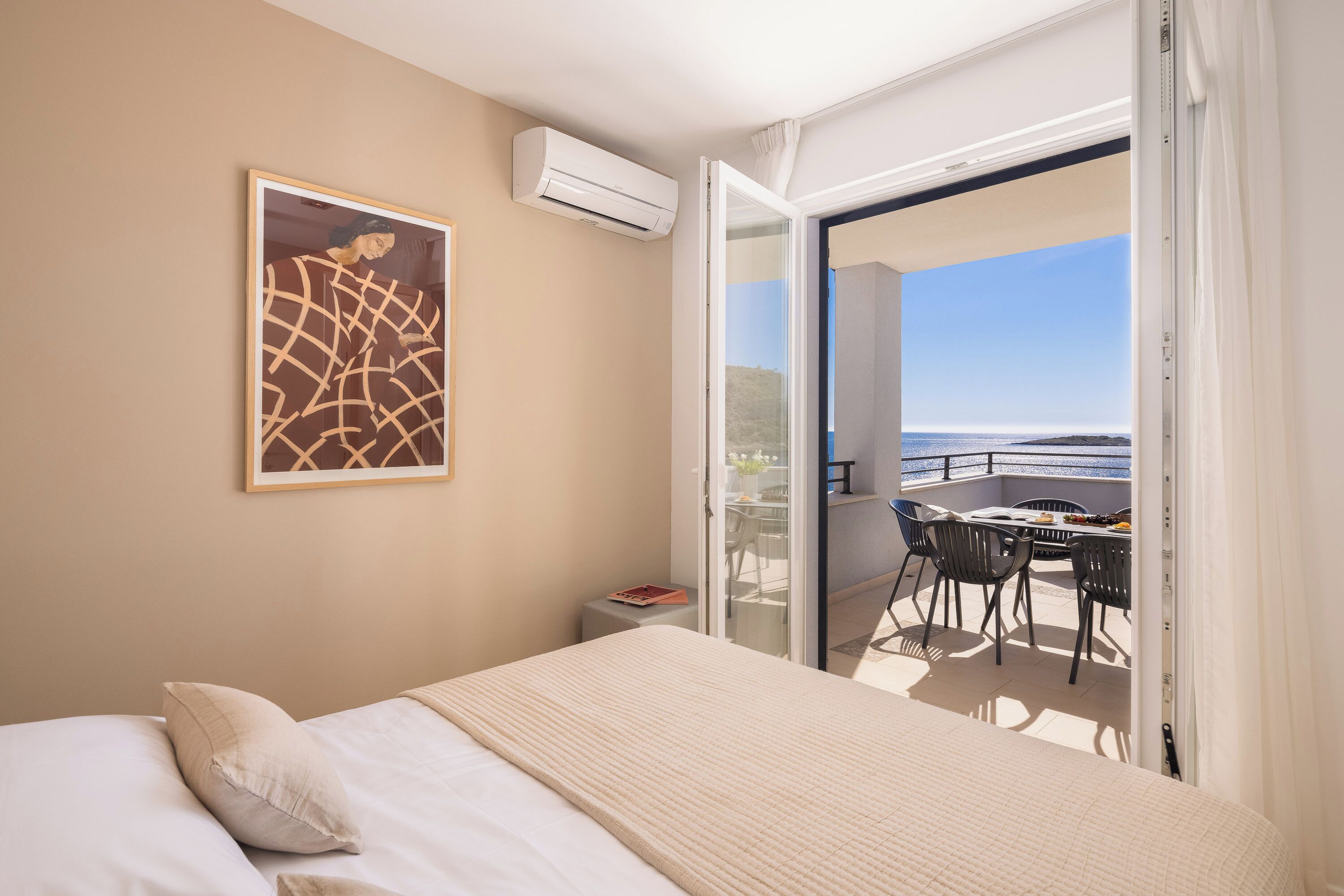 Penthouse, 2 Bedrooms, Terrace, Sea View | 2 bedrooms, hypo-allergenic bedding, in-room safe, desk