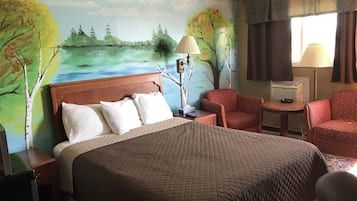 1 chambre, literie de qualité supérieure, surmatelas, bureau