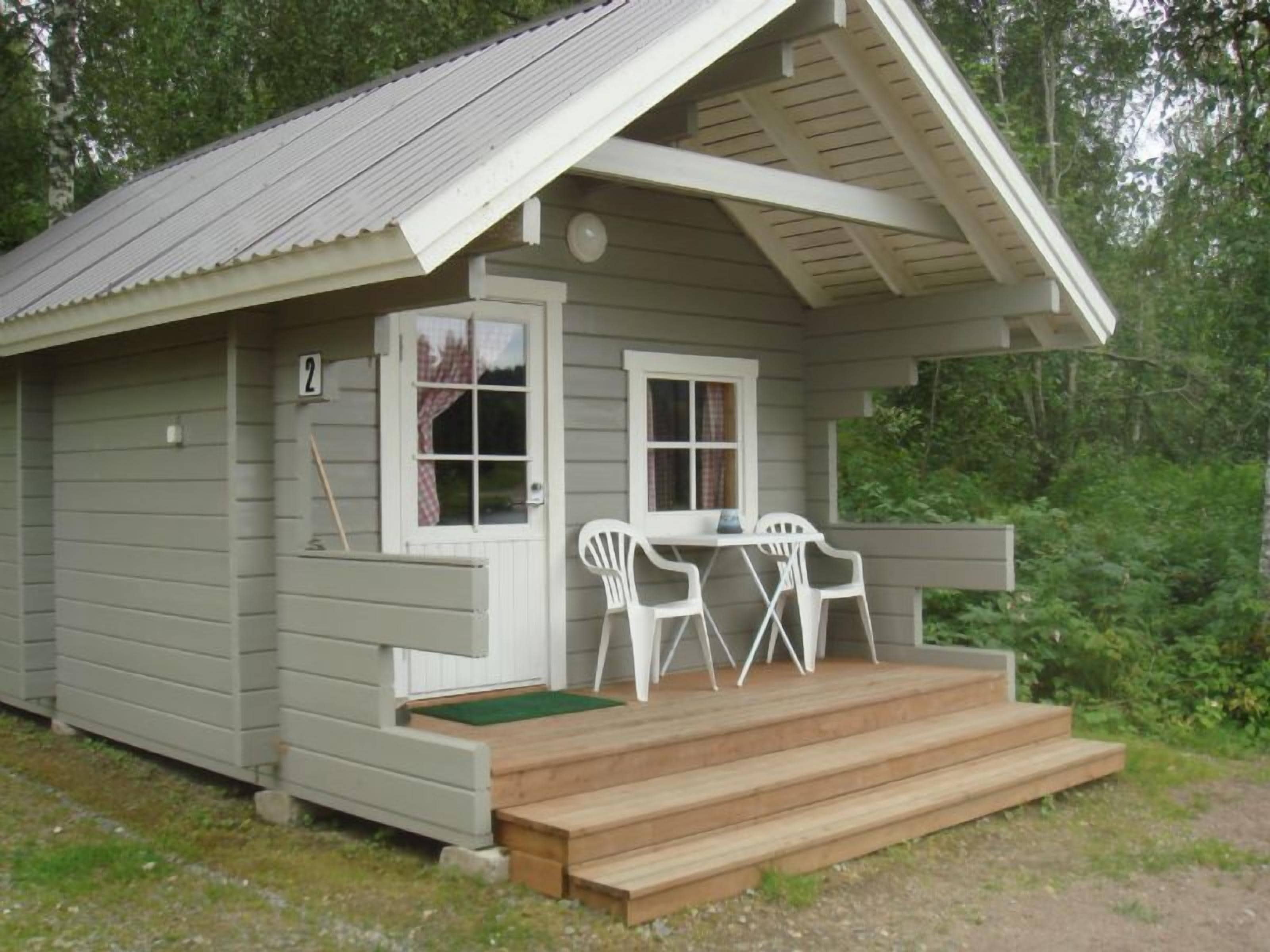 Perusmökki, järvinäköala | 1 makuuhuone, työpöytä, äänieristys, silitysrauta/-lauta