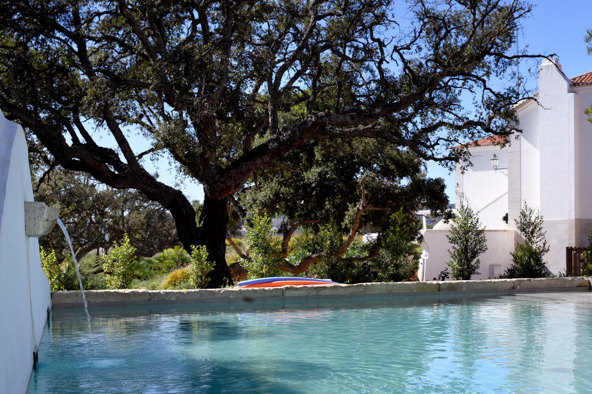 2 outdoor pools, pool umbrellas, pool loungers