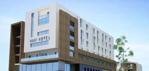 Façade de l’hébergement