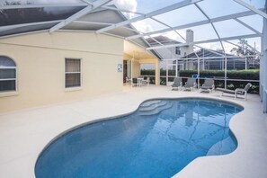 House, 3 Bedrooms | Pool | A heated pool, sun loungers - Rafael's Highlands Reserve Vacation Home 3 Bedroom Home by RedAwning (Davenport)