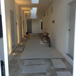 Interior entrance