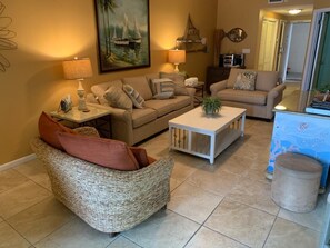 Condo, 1 King Bed with Sofa bed (Phoenix X Unit 602) | Living area | DVD player
