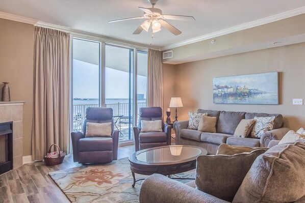 Condo, Multiple Beds (The Moorings Unit 516) | Living area - The Moorings Unit 516 (Orange Beach)