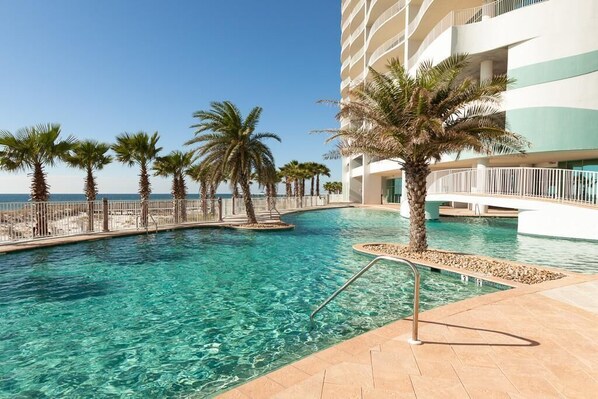 Lägenhet - flera sängar (Turquoise Place Unit 2205D) | Pool | Utomhuspool