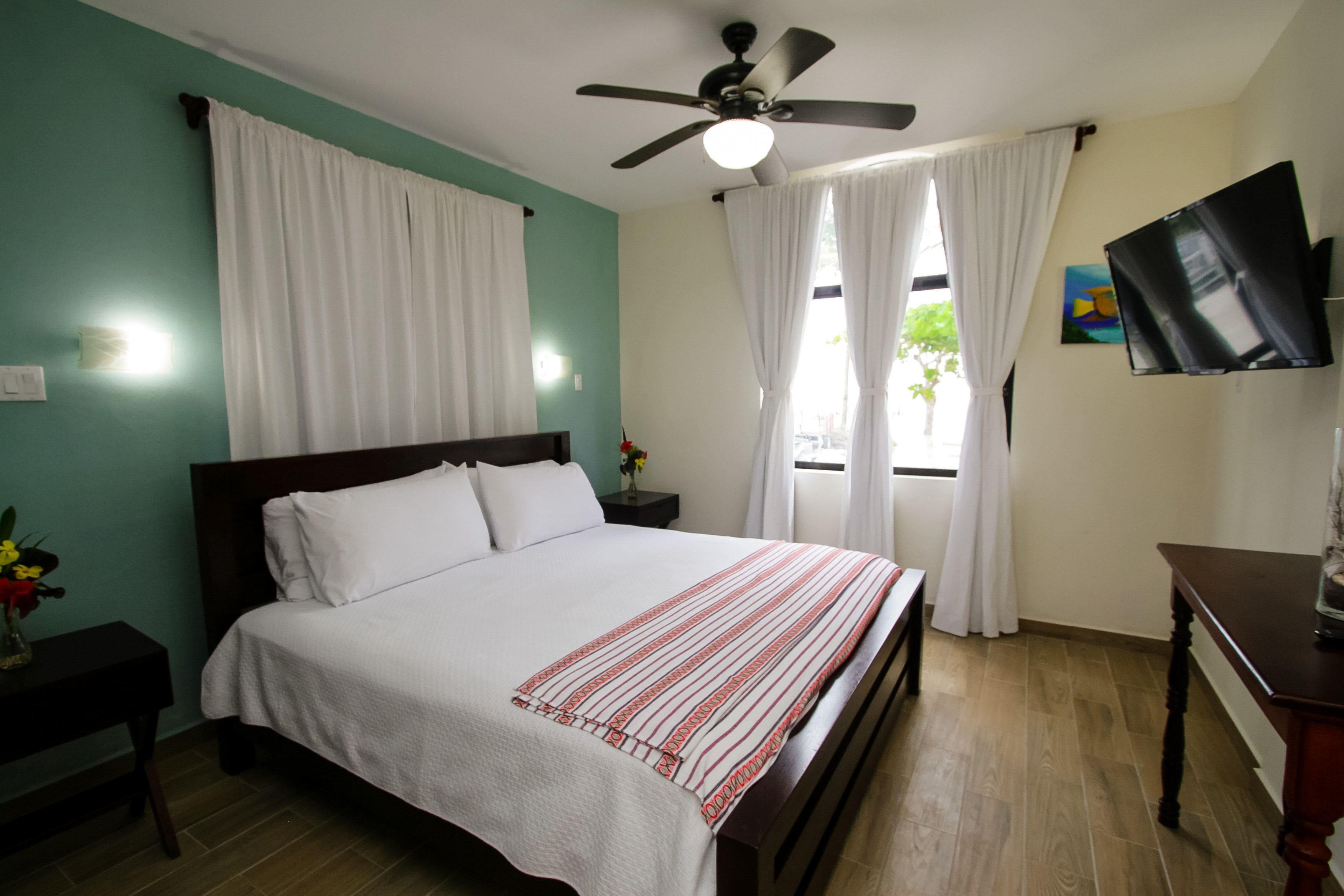 standard studio suite, 1 king bed, beach view, beachfront | 1 bedroom, premium bedding, iron/ironing board, free wifi