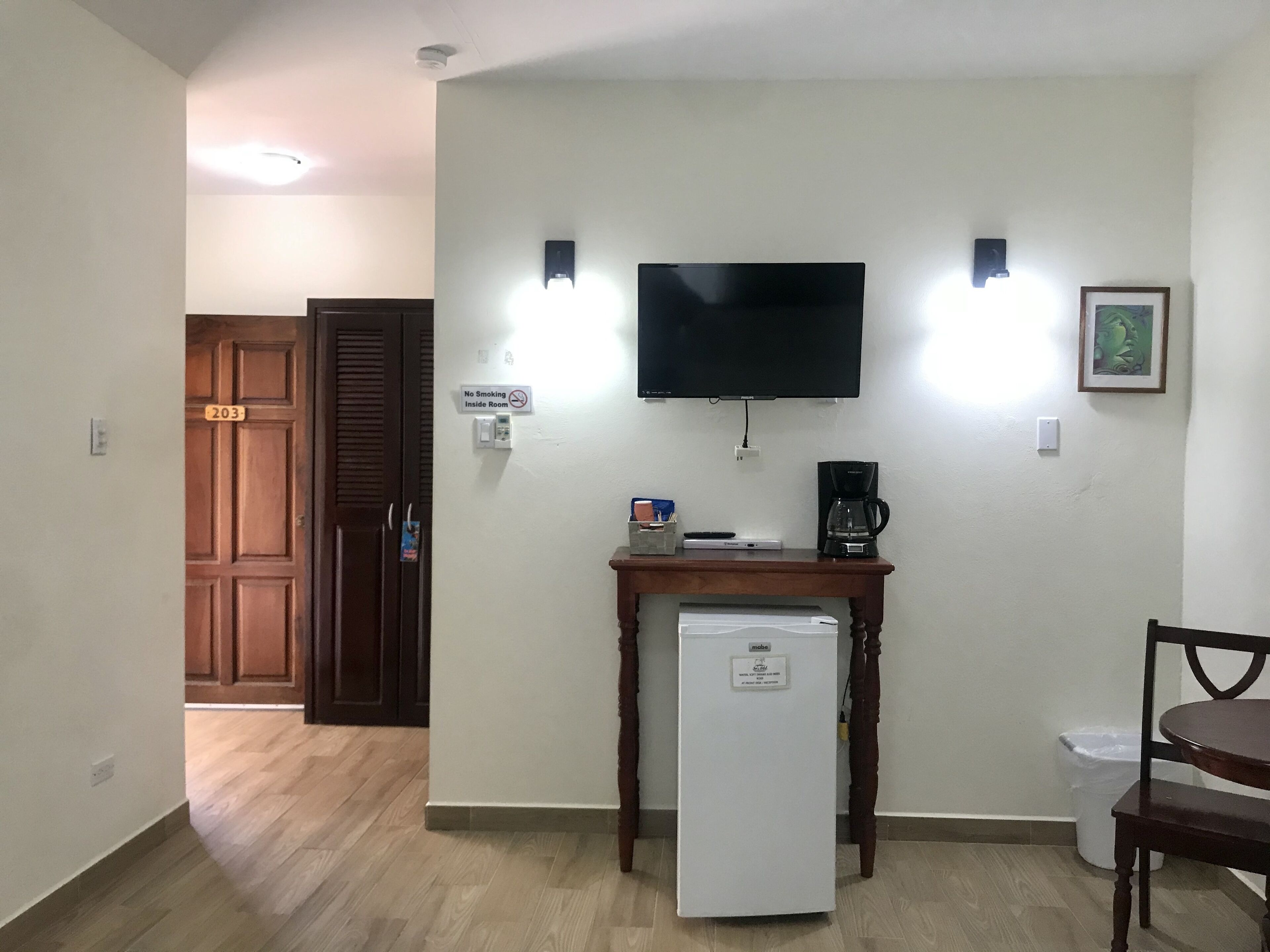 standard triple room, 2 double beds, refrigerator, courtyard area | 1 bedroom, premium bedding, iron/ironing board, free wifi