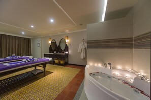 Couples treatment room(s), body treatments, hot stone massages