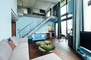 Grand-Penthouse, 1 Schlafzimmer | Minibar, Zimmersafe, Schreibtisch, schallisolierte Zimmer