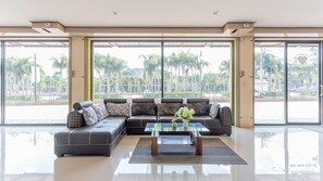 Zona de estar del vestíbulo