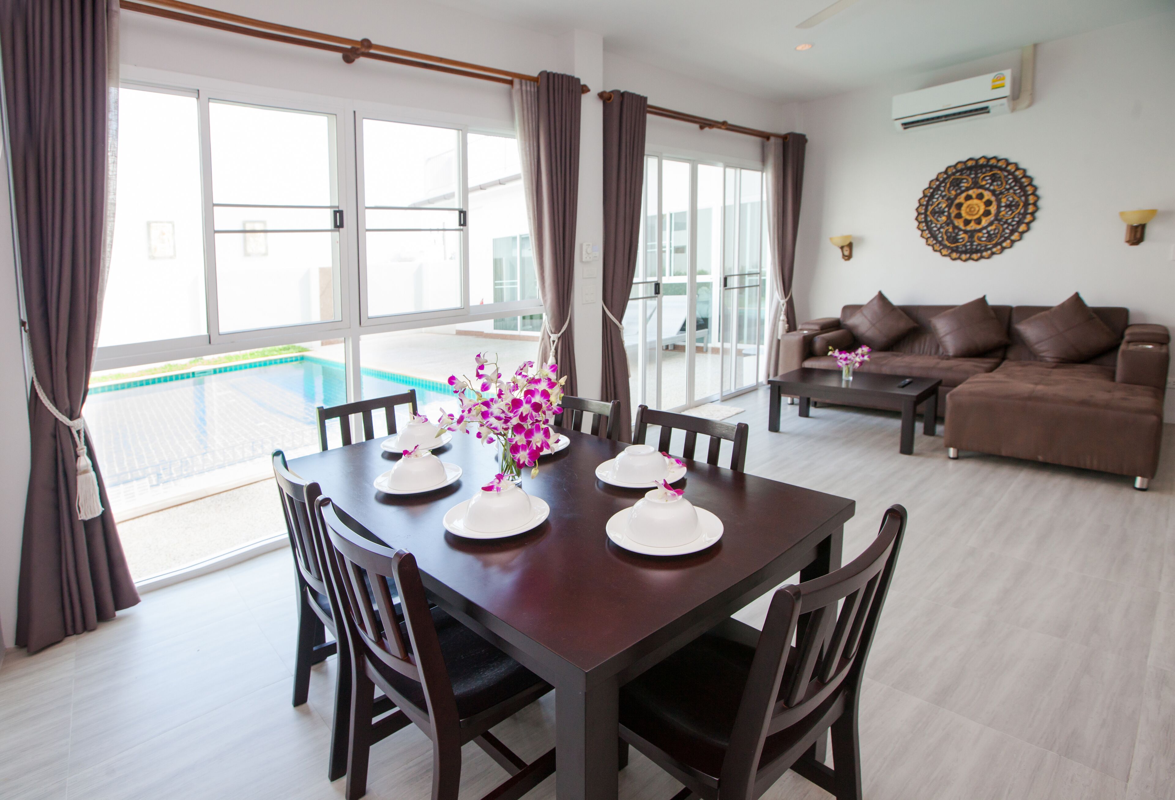 3 Bedrooms Villa with Private Jacuzzi | Living area | 37-inch flat-screen TV with cable channels, TV