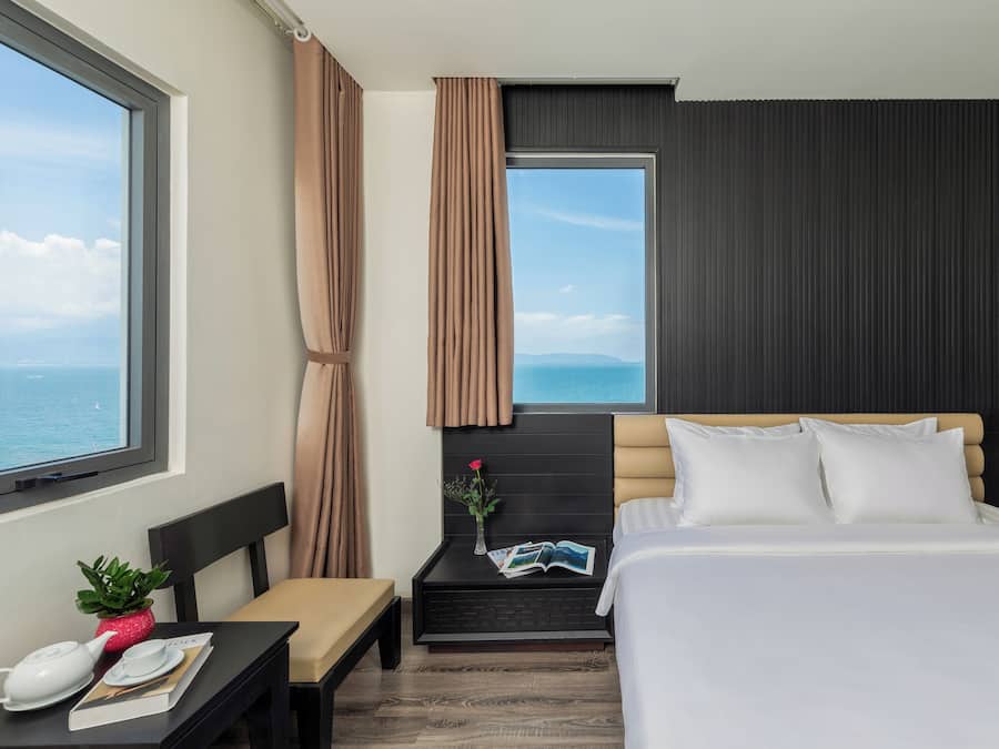 Kamar Double Deluks, pemandangan samudra | Pemandangan pantai/laut