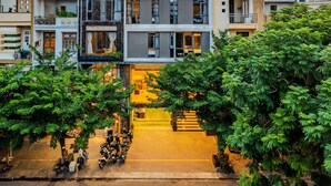 A multi-story hotel named 'OCEAN STAR' with a modern architectural design, featuring balconies and a well-lit entrance. - Ocean Star Da Nang Bay Hotel (Da Nang)