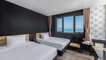 Family Quadruple Room, Sea View | 1 bedroom, premium bedding, in-room safe, desk
