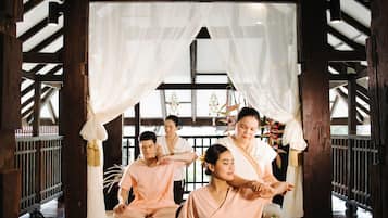Aromatherapy, Thai massages, body scrubs, facials, reflexology