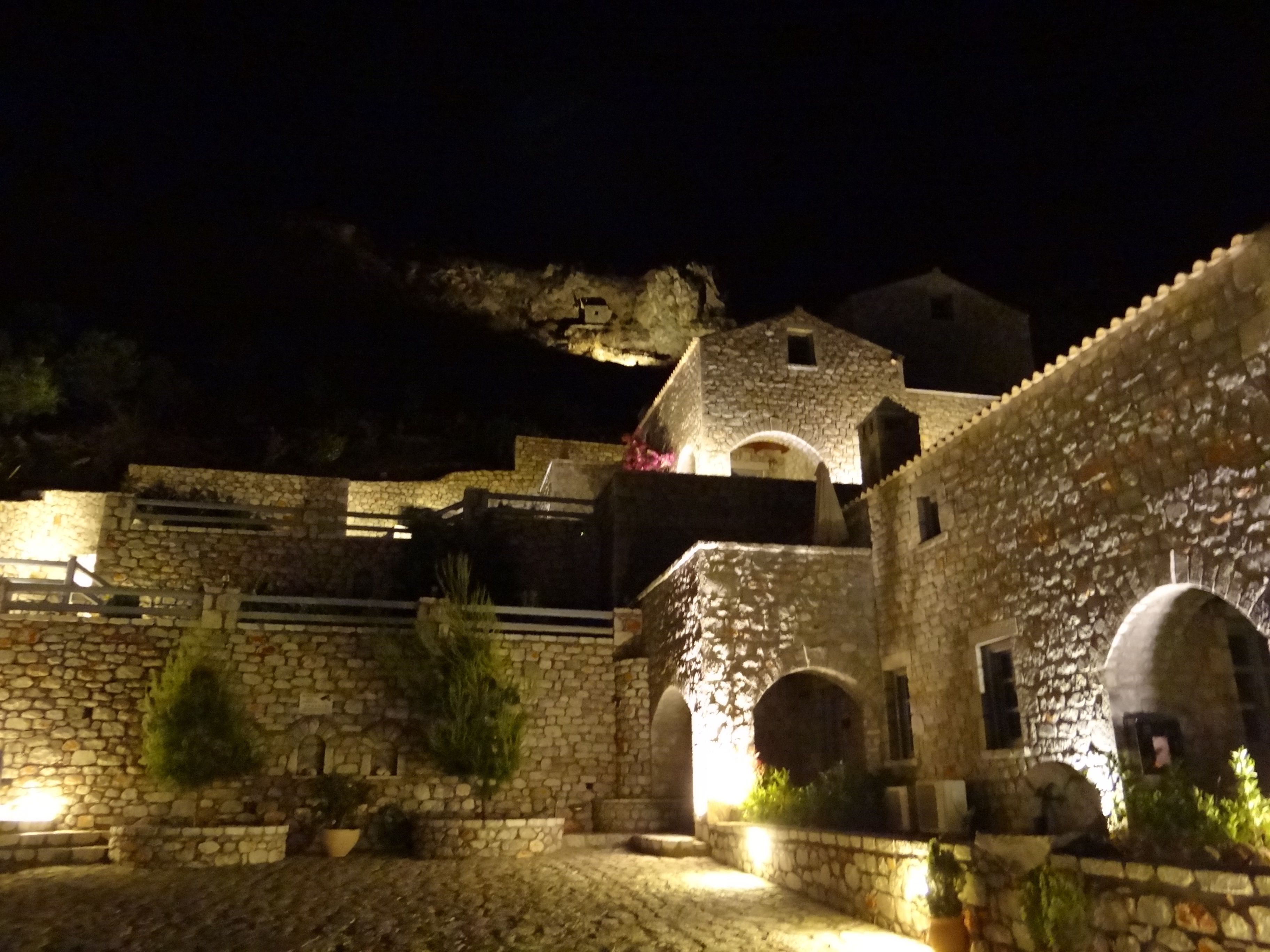 Front of property – evening/night