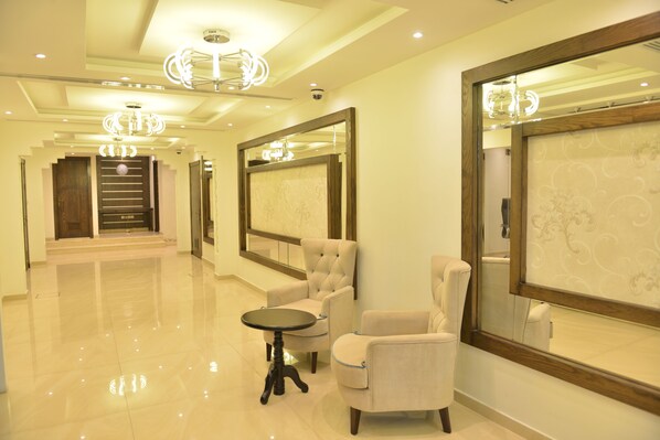 Sala de estar en el lobby