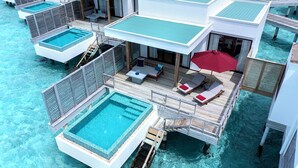 別墅 (Lagoon with Pool) | 1 間睡房、防敏寢具、羽絨被、特厚豪華床墊