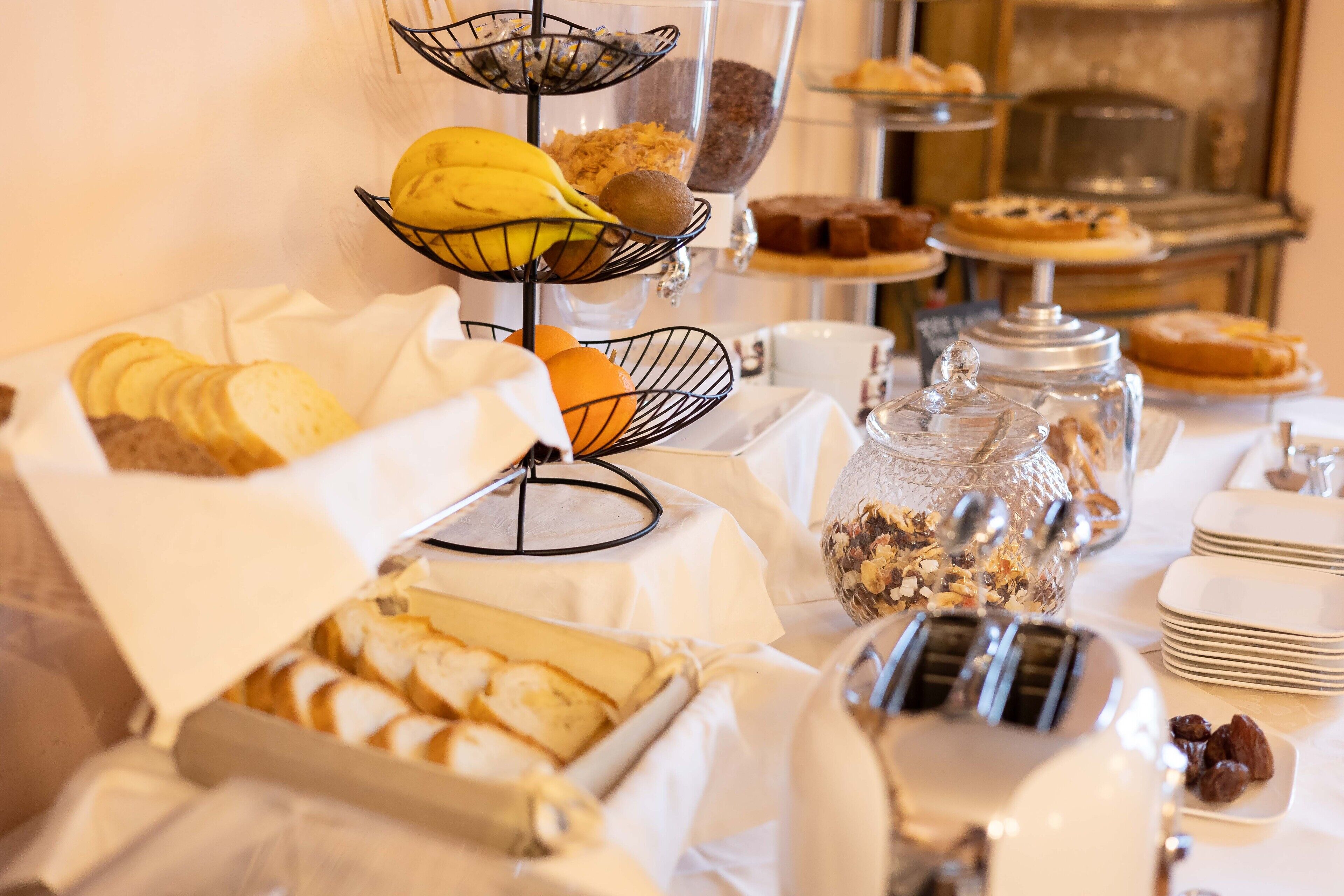 daily buffet breakfast (eur 8 per person)
